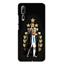 Чехлы для ZTE Axon 10 Pro (Leo чемпион) (AlphaPrint) (Месси Король)