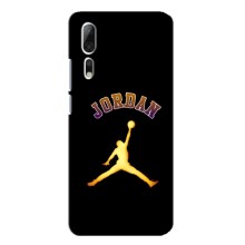 Чехлы для ZTE Axon 10 Pro - с картинкой JORDAN (AlphaPrint) (Jordan Gold)