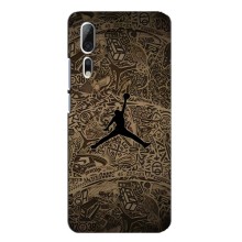 Чехлы для ZTE Axon 10 Pro - с картинкой JORDAN (AlphaPrint) (Logo Jordan)