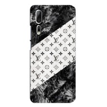 Чехол Стиль Louis Vuitton на ZTE Axon 10 Pro (LV на белом)