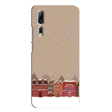 Новогодние, Праздничные Чехлы для ZTE Axon 10 Pro - 2024 год (Зимний город)