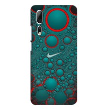 Силиконовый Чехол на ZTE Axon 10 Pro с картинкой Nike – Найк зеленый