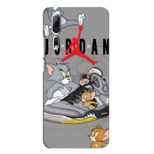 Силиконовый Чехол Nike Air Jordan на ЗТЕ Аксон 10 Про – Air Jordan