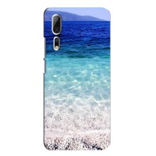 Силиконовый чехол с КАРТИНКАМИ лето для ZTE Axon 10 Pro (AlphaPrint) (Море)