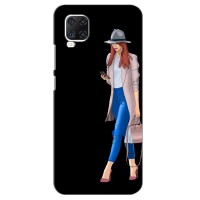 Чехол с картинкой Модные Девчонки ZTE Axon 11 – Девушка со смартфоном