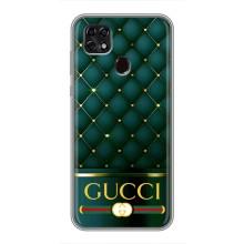 Чохли  GUCCI для ZTE Blade 20 Smart . українською мовою з українськими буквами та цифрами:
ZTE Blade 20 Смарт (AlphaPrint) (Текстура Гуччі)