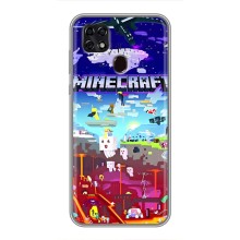 Чехол майнкрафт для ZTE Blade 20 Smart (MINECRAFT)