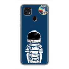 Чохол NASA для ZTE Blade 20 Smart (AlphaPrint) (Хлопчик в шоломі)