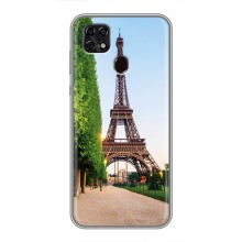 Чохол Ейфелева Вежа ZTE Blade 20 Smart - (AlphaPrint) (Дорога до Парижу)