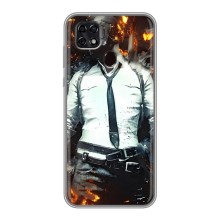 Силиконовый чехол с картинкой "Герой Pubg" на ZTE Blade 20 Smart (Man Пубг)