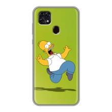 Чjхол з Сімпсонами для ZTE Blade 20 Smart (VPrint) (Гомер Сімпсон)