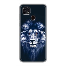 Чохол з картинкою ЛЕВ для ZTE Blade 20 Smart (VPrint) (Синій Лев)