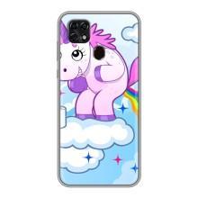 Чохол Unicorn на ZTE Blade 20 Smart (Веселка Єдиноріга)