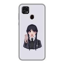 Чохли Венсдей на ZTE Blade 20 Smart Уенсдей (AlphaPrint) (Венздей і Річ)