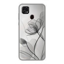 Чохол з квітковим принтом на ZTE Blade 20 Smart . українською мовою з українськими буквами та цифрами:
ZTE Blade 20 Смарт (Чорні квіти)