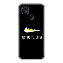 Чехол с логотипом Найк на ZTE Blade 20 Smart (Nike just do it)