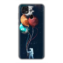 Космічні Чохли для ZTE Blade 20 Smart (VPrint) (Планети кульки)