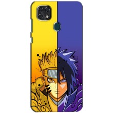 Купить Чехлы на телефон с принтом Anime для ЗТЕ Блейд 20 Смарт – Naruto Vs Sasuke