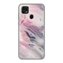 Мраморний чехол на ZTE Blade 20 Smart (VPrint) (Пурпурний Мрамор)