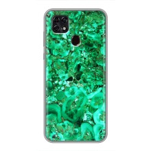 Мраморний чехол на ZTE Blade 20 Smart (VPrint) (Салатовий Мрамор)