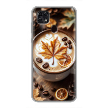 Чехол с уникальным дизайном «Осень с кофе» для ZTE Blade 20 Smart – Пряный кофе
