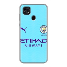 Силиконовые Чехлы принт Футбол на ZTE Blade 20 Smart (Man City)