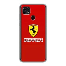 Силиконовый бампер с картинкой машины на ZTE Blade 20 Smart – Ferrari Logo