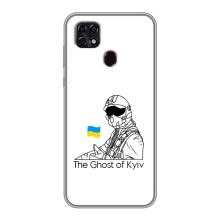 Захисні чохли (Призрак Киева) для ZTE Blade 20 Smart (AlphaPrint) (Льотчик Києва)