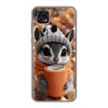 Друкований чохол 'Звірята з кавою' для ZTE Blade 20 Smart