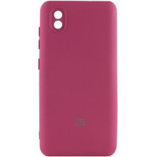 Чехол Silicone Cover My Color Full Camera (A) для ZTE Blade A3 (2020) – Бордовый