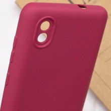 Чохол Silicone Cover My Color Full Camera (A) для ZTE Blade A3 (2020) – Бордовий