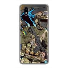 Чехлы с картинкой ЗСУ для ZTE Blade A3 (2020) (AlphaPrint) – Воин ВСУ