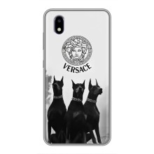 Чехлы VERSACE для ЗТЕ Блейд А3 2020 (PREMIUMPrint) (Доберман Версаче)