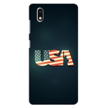 Чехол Флаг USA для ZTE Blade A3 (2020) – USA
