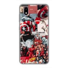 Чехол МАРВЕЛ для ЗТЕ Блейд А3 2020 (AlphaPrint)