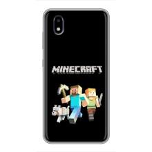 Чехол Майнкрафт на ZTE Blade A3 (2020) (AlphaPrint) Minecraft
