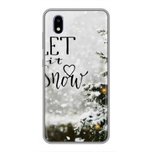 Новогодние, Праздничные Чехлы для ZTE Blade A3 (2020) - 2024 год (Let it snow)