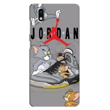 Силиконовый Чехол Nike Air Jordan на ЗТЕ Блейд А3 (2020) (Air Jordan)