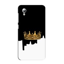 Чехол (Корона на чёрном фоне) для ЗТЕ Блейд А31 Лайт – Золотая корона