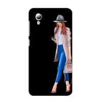 Чехол с картинкой Модные Девчонки ZTE Blade A31 Lite – Девушка со смартфоном