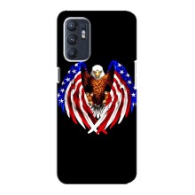 Чохол Прапор USA для ZTE Blade A31 Plus (Крила США)