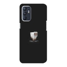 Чехол Майнкрафт на ZTE Blade A31 Plus (AlphaPrint) Minecraft (Овечка Майнкрафт)