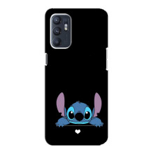 Чехол с принтом Стич на ZTE Blade A31 Plus – Стич на черном
