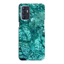 Мраморный чехол на ZTE Blade A31 Plus (VPrint) (Зеленый мрамор)