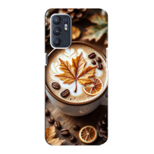Чехол с уникальным дизайном «Осень с кофе» для ZTE Blade A31 Plus – Пряный кофе