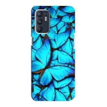 Силиконовый бампер с картинкой животных для ZTE Blade A31 Plus (Крылья бабочек)
