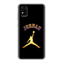 Чехлы для ZTE Blade A31 - с картинкой JORDAN (AlphaPrint) (Jordan Gold)