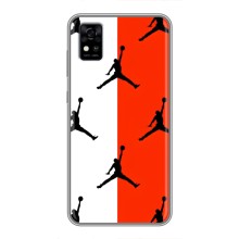 Чехлы для ZTE Blade A31 - с картинкой JORDAN (AlphaPrint) (Лого Джордан)