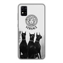 Чехлы VERSACE для ЗТЕ Блейд А31 (PREMIUMPrint) (Доберман Версаче)