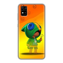 Чехол для ZTE Blade A31 Бравл Старс (VPrint) (Мальчик Леон)